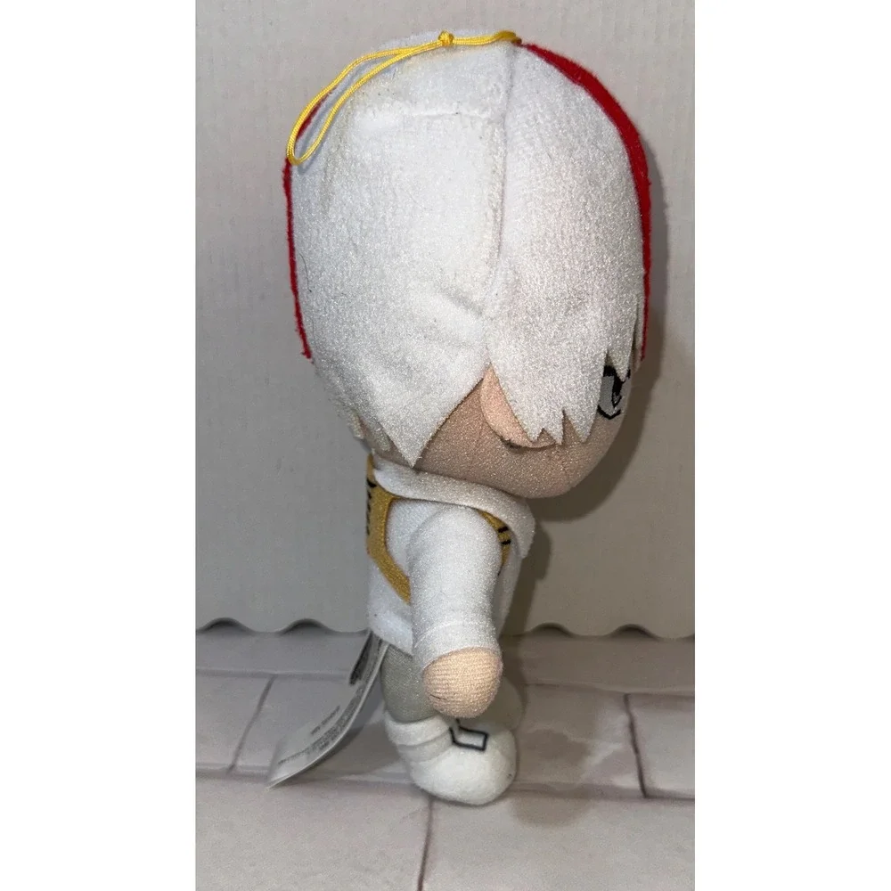 Great Eastern My Hero Academia Shoto Todoroki Plush Anime Figure Red White 6 in.